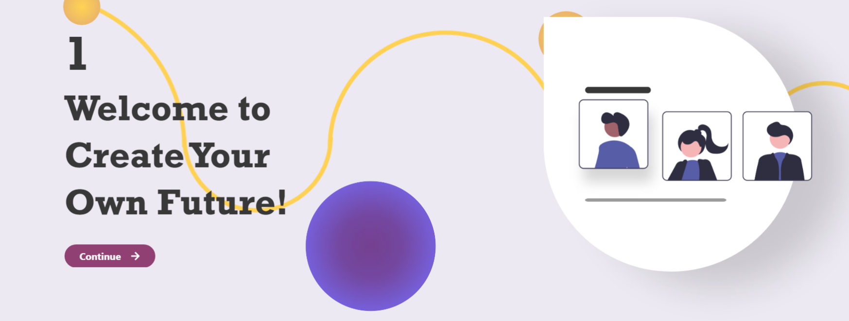Screenshot of Nesta's Create Your Own Future Programme build with Saffron Interactive