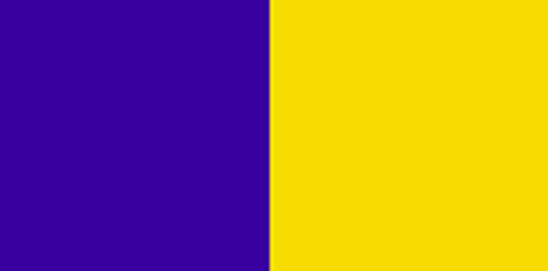 Blue and yellow squares