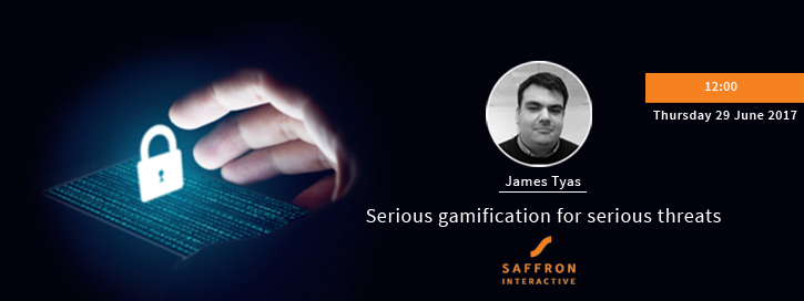 Advert for gamification seminar by James Tyas