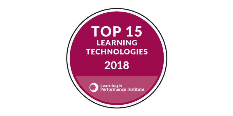 Learning and performance institute Top 15 Learning Technology provider
