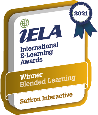 Saffron Interactive IELA Blended Learning Gold Badge