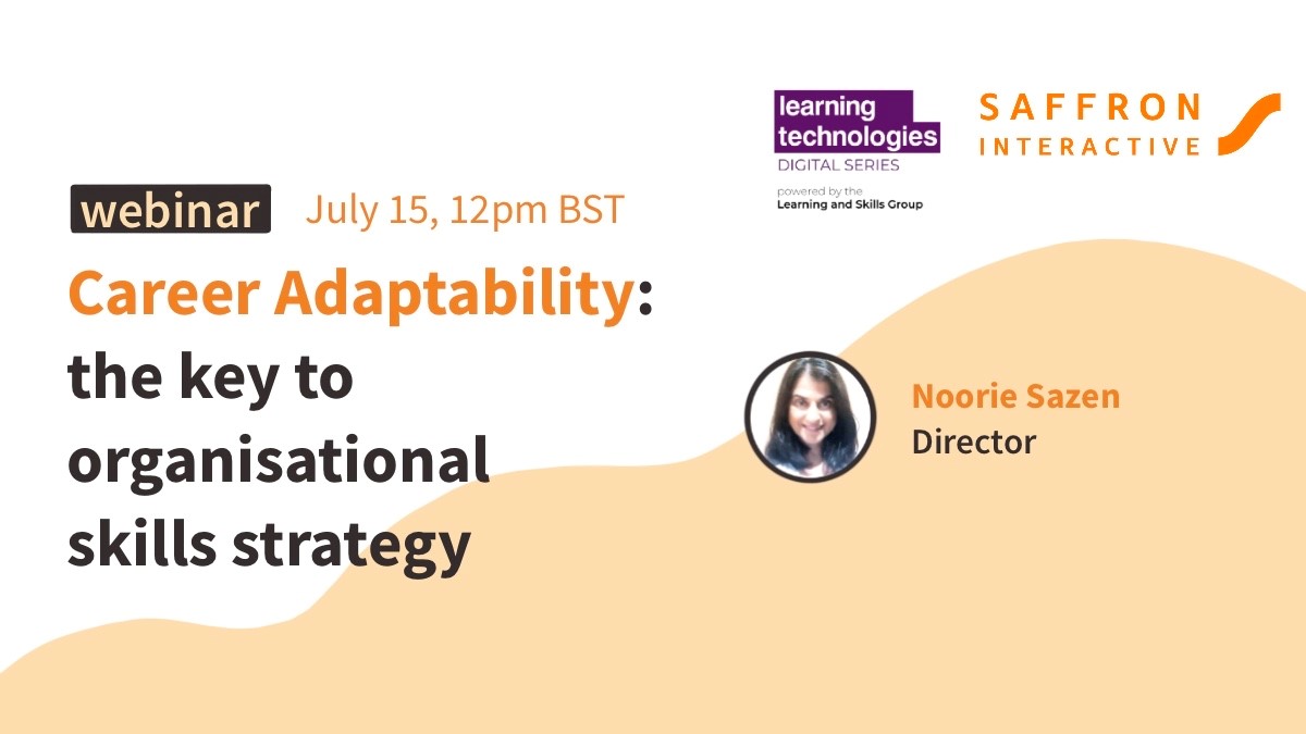 Career Adaptability: the key to organisational skills strategy webinar banner