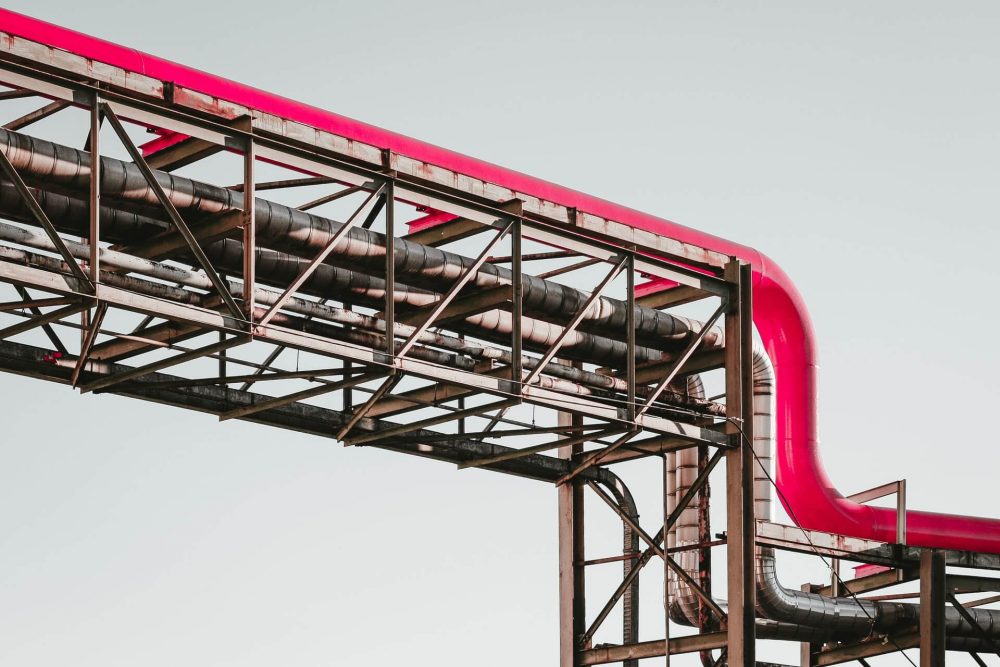 Business agility represented by structured pipework