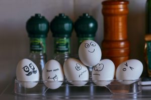 eggs displaying emotional intelligence