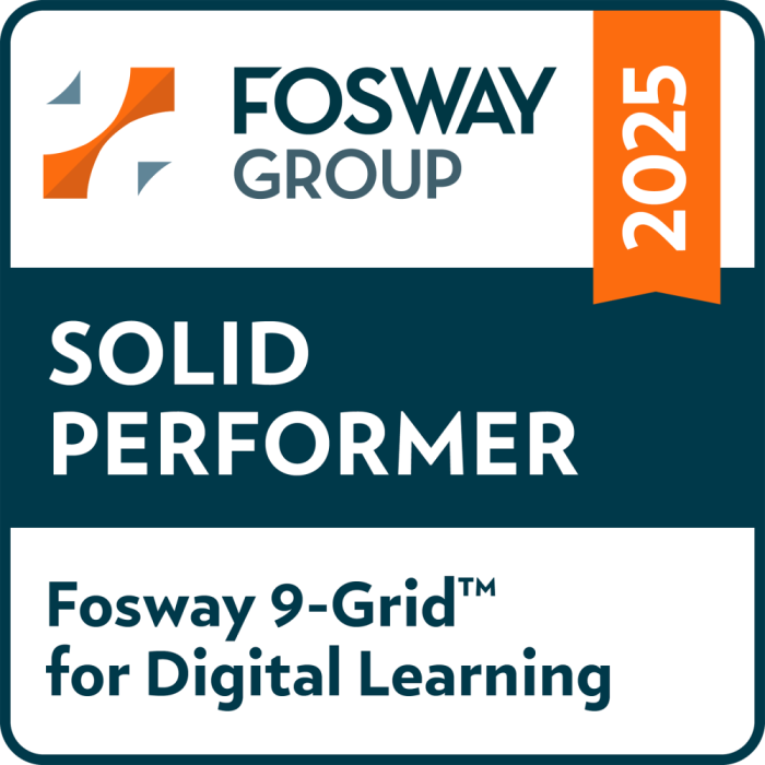Fosway 9-Grid™ Solid Performer badge 2025