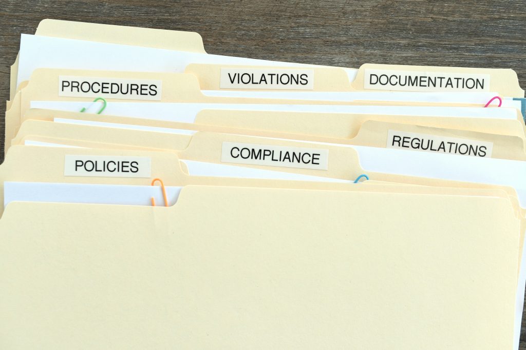 Folders related to Compliance
