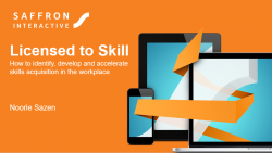 License to Skill slides